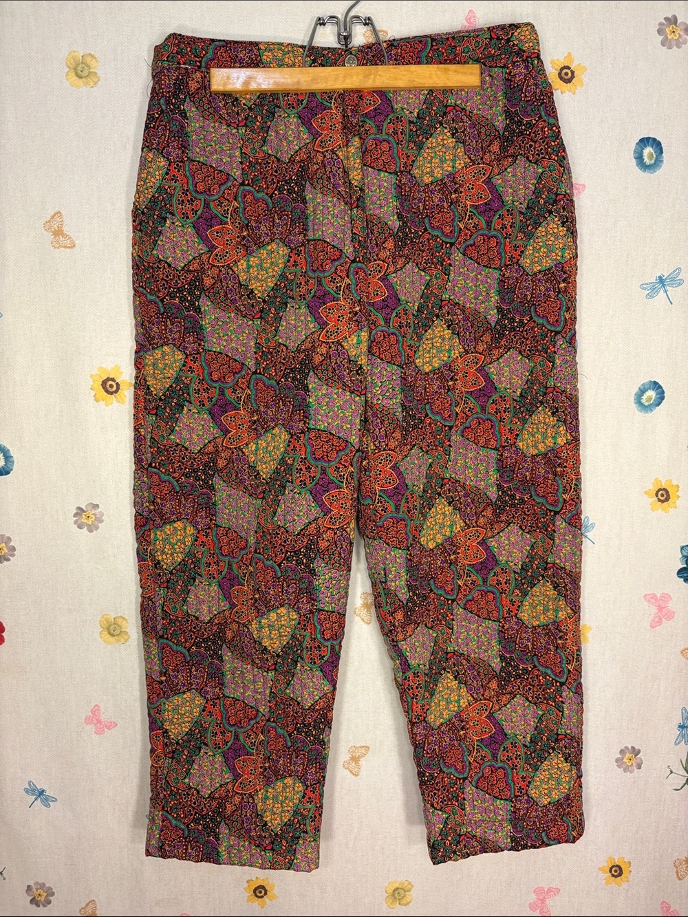 Handmade Multicolor Boho Quilted Patchwork Style Pants